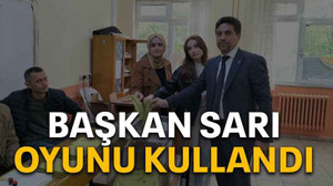 Başkan Sarı oyunu kullandı